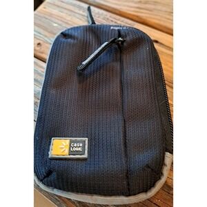 Case Logic black Orange Digital Camera Bag Case 5" x 2" Neoprene with belt loop